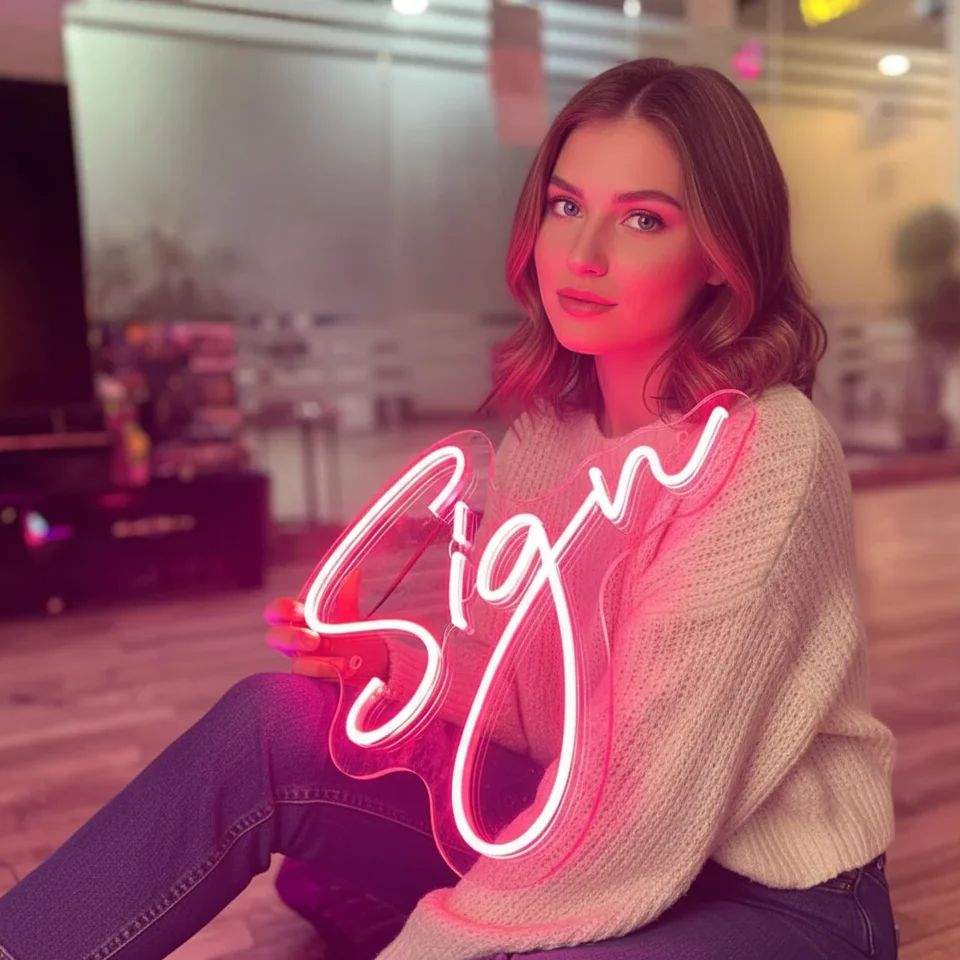Neon Sign Party - مخصص النيون تسجيل شخصية عيد ميلاد