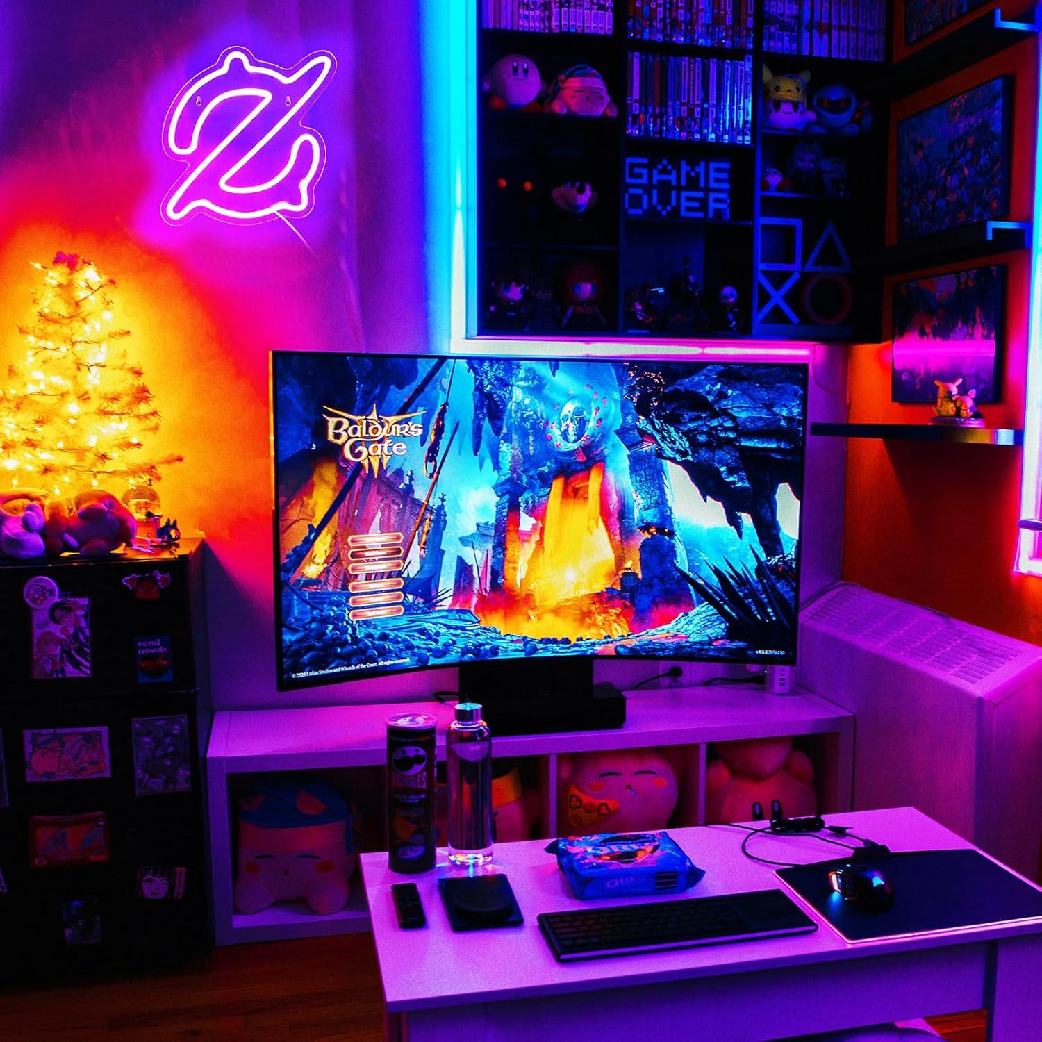 لافتة نيون للألعاب تعمل بالـ U - مراجعة Neon Sign Party وسعره