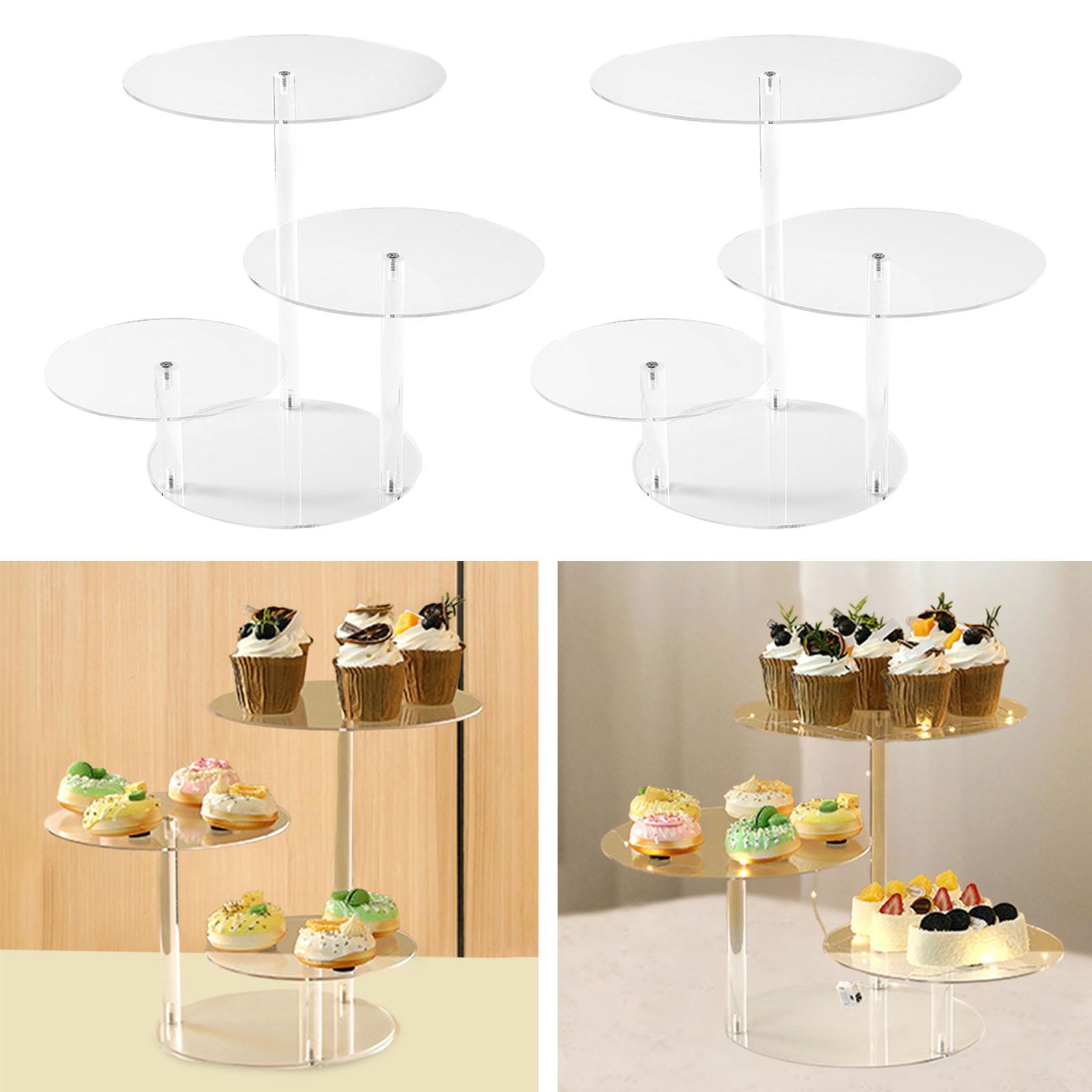 حامل كيك أكريليك بثلاث طبقات م - مراجعة Cupcake Stand Tier وسعره