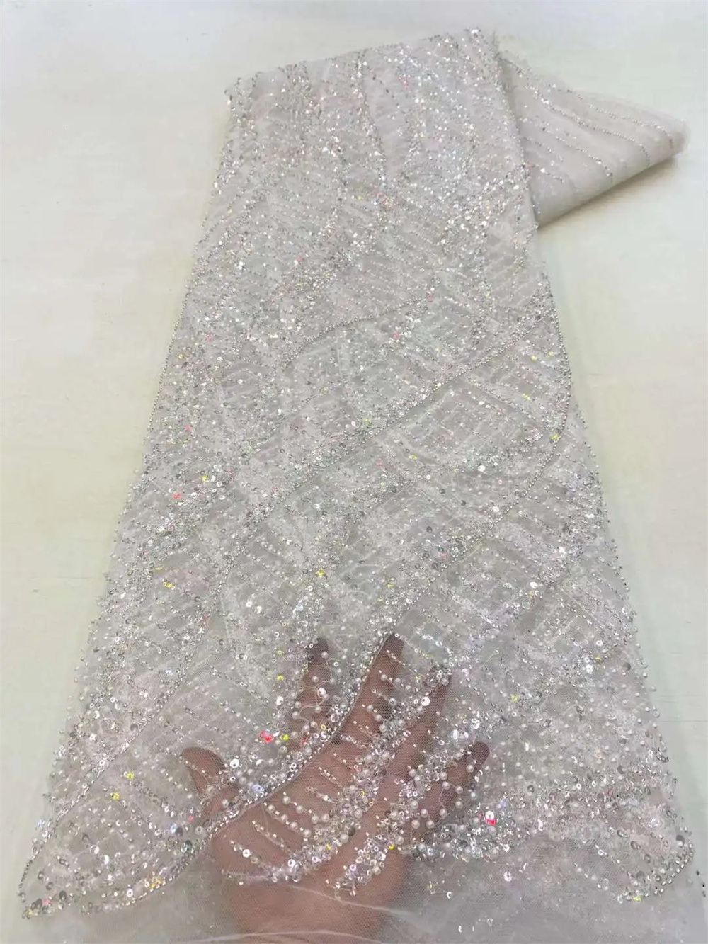 قماش دانتيل بالترتر الأفريقي ، - مراجعة Glitter Tablecloth وسعره