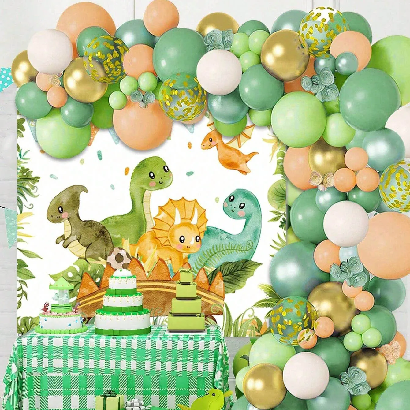 مجموعة بالونات الديناصور قوس ل - مراجعة Balloon Arch Kit وسعره