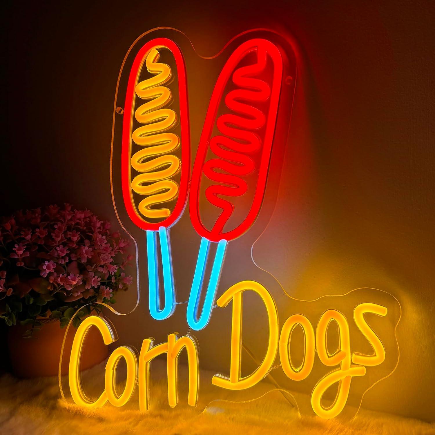لافتة نيون على شكل هوت دوج، إض - مراجعة Neon Sign Party وسعره
